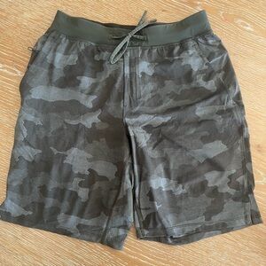 Lululemon Athletica Gray Camouflage Shorts